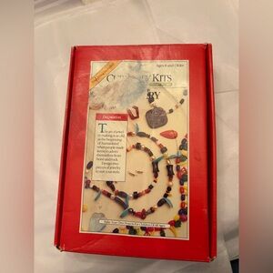 Curiosity Kits Colorful Jewelry Making Kit for Kids some parts used